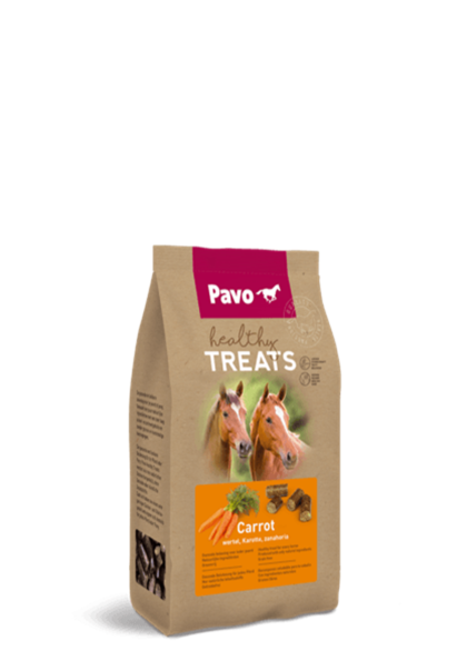Pavo Healthy Treats Carrot 1 kg – Zdrowe przysmaki dla koni MARCHEWKA