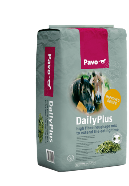 Pavo DailyPlus 12 kg - Niemelasowana mieszanka pasz objętościowych z lucerną