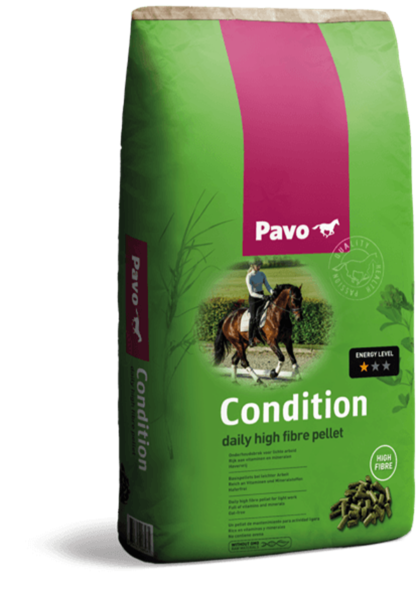 Pavo Condition 20 kg - Kompletny granulat o wysokiej zawartości włókna i niskiej zawartości energii dla koni i kuców