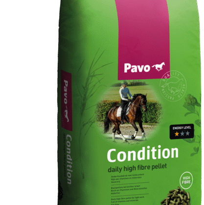 Pavo Condition 20 kg - Kompletny granulat o wysokiej zawartości włókna i niskiej zawartości energii dla koni i  kuców