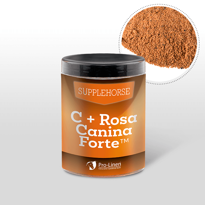 Pro-Linen® C + Rosa Canina Forte™ 0.5 kg - witamina C i dzika róża dla koni
