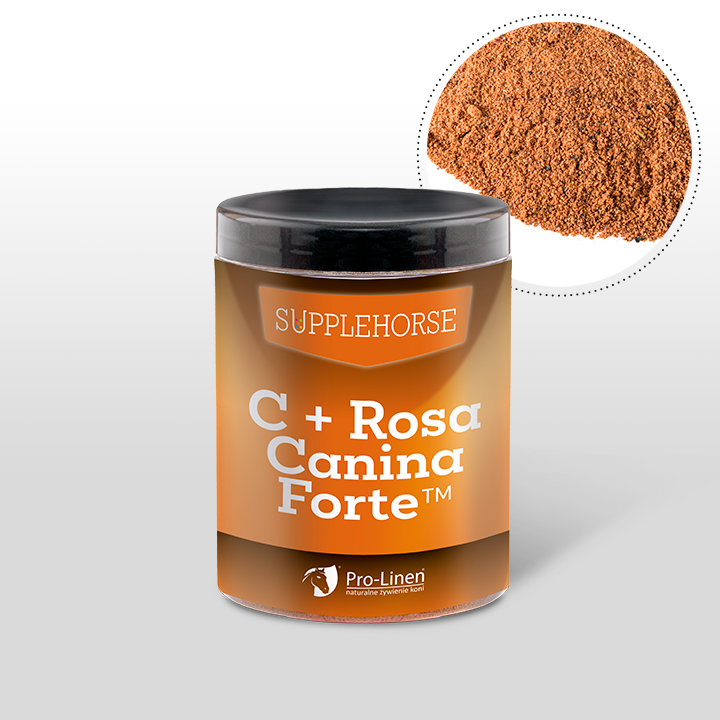 Pro Linen® C + Rosa Canina Forte™ 0.5 kg - witamina C i dzika róża dla koni