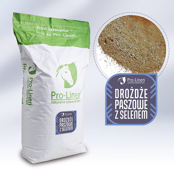 Pro-Linen® Probiotyk dla koni- Drożdże Paszowe z selenem™ 20 KG