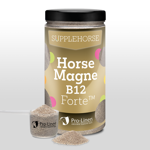 Pro-Linen®Horse Magne B12 Forte™ 1 kg - wysoko wchłanialny magnez dla koni z witaminą B12 Pro Linen®