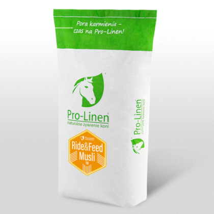 Pro-Linen® Ride&Feed Musli™ 20 kg - energetyczo-regeneracyjny koncentrat paszowy dla koni wyczynowych