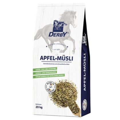 Derby Apfel-Müsli - 20 kg | Musli bogate we włókno strukturalne, bez owsa i melasy