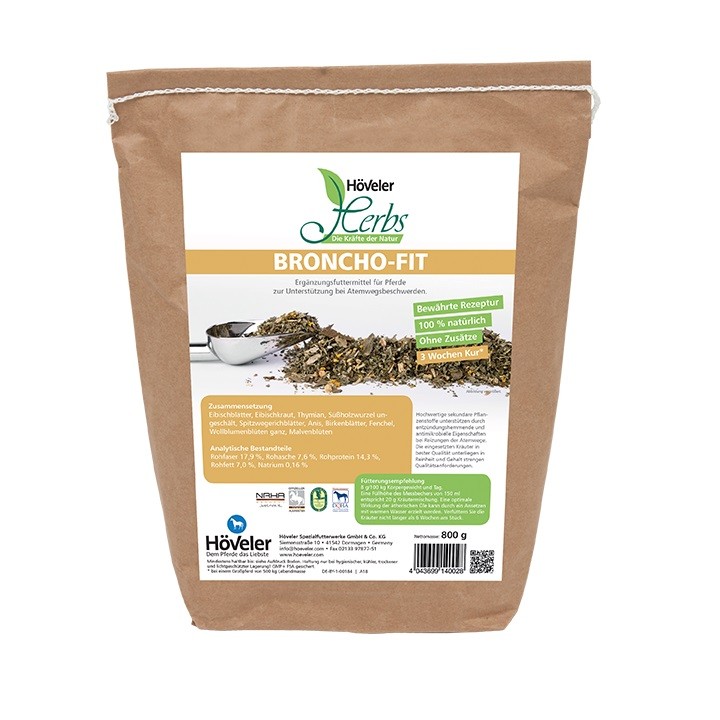 Höveler Herbs Broncho-Fit - 800g | Zioła poprawiające oddychanie