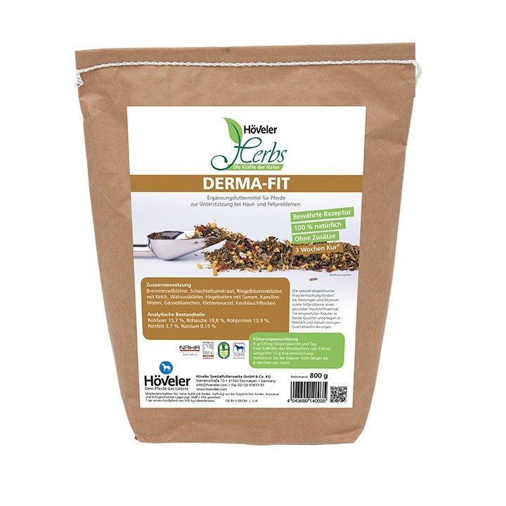 Höveler Herbs Derma-Fit - 800g | Zioła na problemy skórne