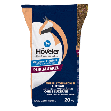Höveler Pur.Muskel - 20 kg | Specjalne musli bez lucerny wspomagające metabolizm mięśni