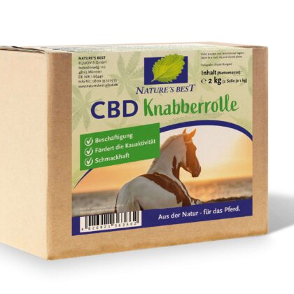 Nature's Best CBD Knabberrolle - 2 kg | Rolka do skubania z CBD