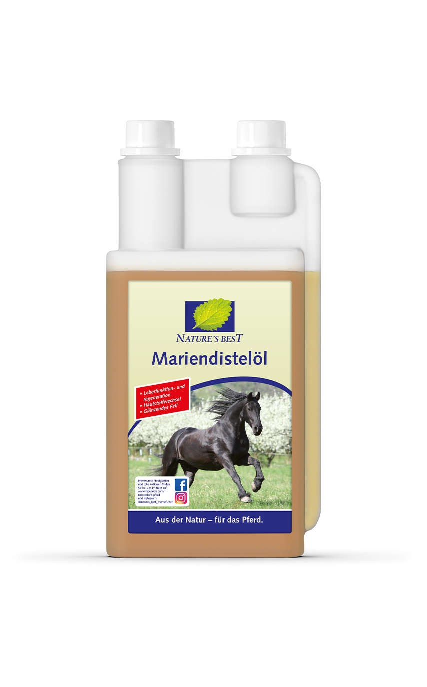 Nature's Best Mariendistelöl - 1 l | olej z ostropestu plamistego