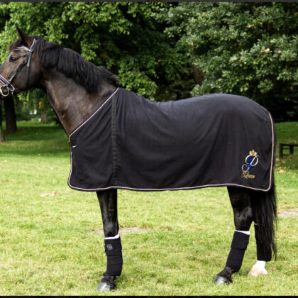 Derka osuszająca dla konia - czarna