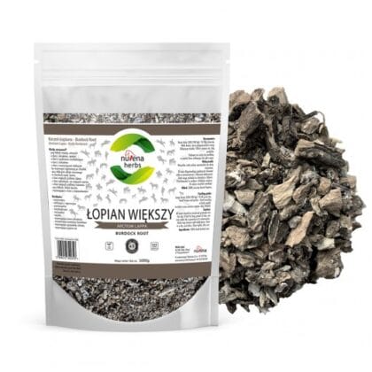 NuVena Herbs 1 kg - Korzeń Łopianu Większego (Arctium lappa)