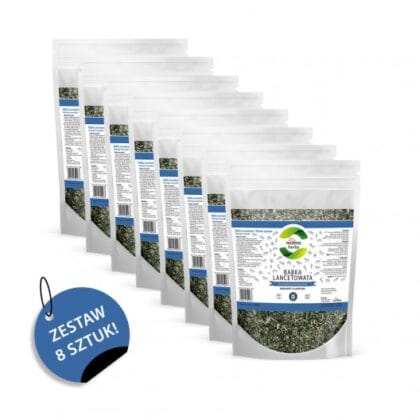NuVena Herbs Zestaw 8 x 1 kg - Babka Lancetowata (Plantago lanceolata)