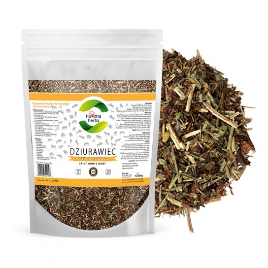 NuVena Herbs Zestaw 8 x 1 kg - Dziurawiec zwyczajny (Hypericum perforatum)-opakowanie