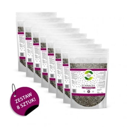 NuVena Herbs Zestaw 8 x 1 kg - Jeżówka Purpurowa (Echinacea Purpurea)