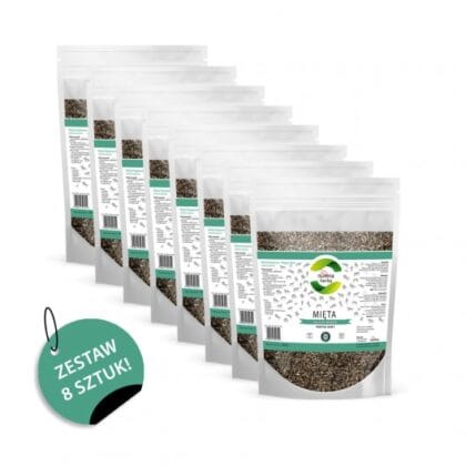 NuVena Herbs Zestaw 8 x 1 kg - Mięta pieprzowa (Mentha piperita)