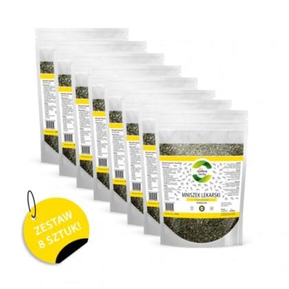 NuVena Herbs Zestaw 8 x 1 kg - Mniszek lekarski (Herba Taraxaci)