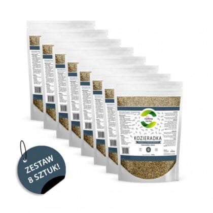 NuVena Herbs Zestaw 8 x 1 kg - Nasiona Kozieradki pospolitej (Trigonella foenum-graecum semen)