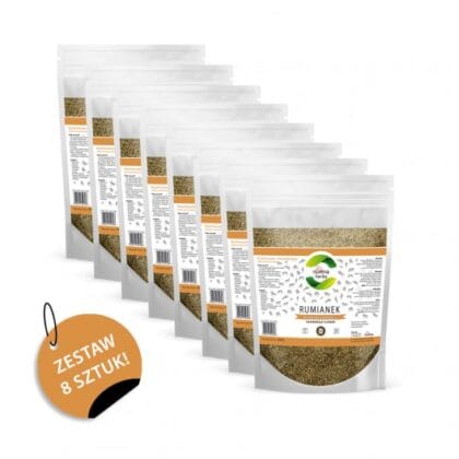 NuVena Herbs Zestaw 8 x 1 kg - Rumianek kwiat (Matricaria chamomilla)