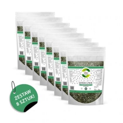 NuVena Herbs Zestaw 8 x 1 kg - Serdecznik pospolity (Leonurus cardiaca)