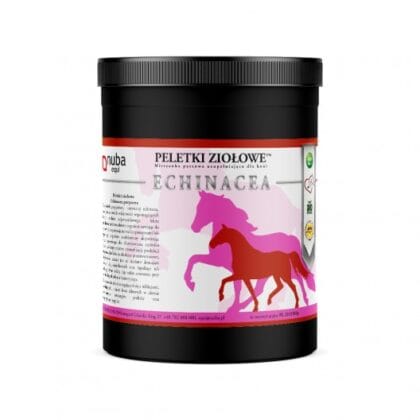 Nuba Peletki Ziołowe 1,3 kg - Zioła dla koni - Jeżówka Purpurowa (Echinacea)