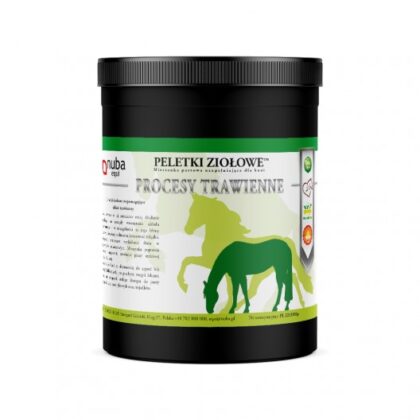 Nuba Peletki Ziołowe 1,3 kg - Zioła dla koni - Procesy Trawienne