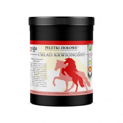 Nuba Peletki Ziołowe 1,3 kg - Zioła dla koni - Układ Krwionośny