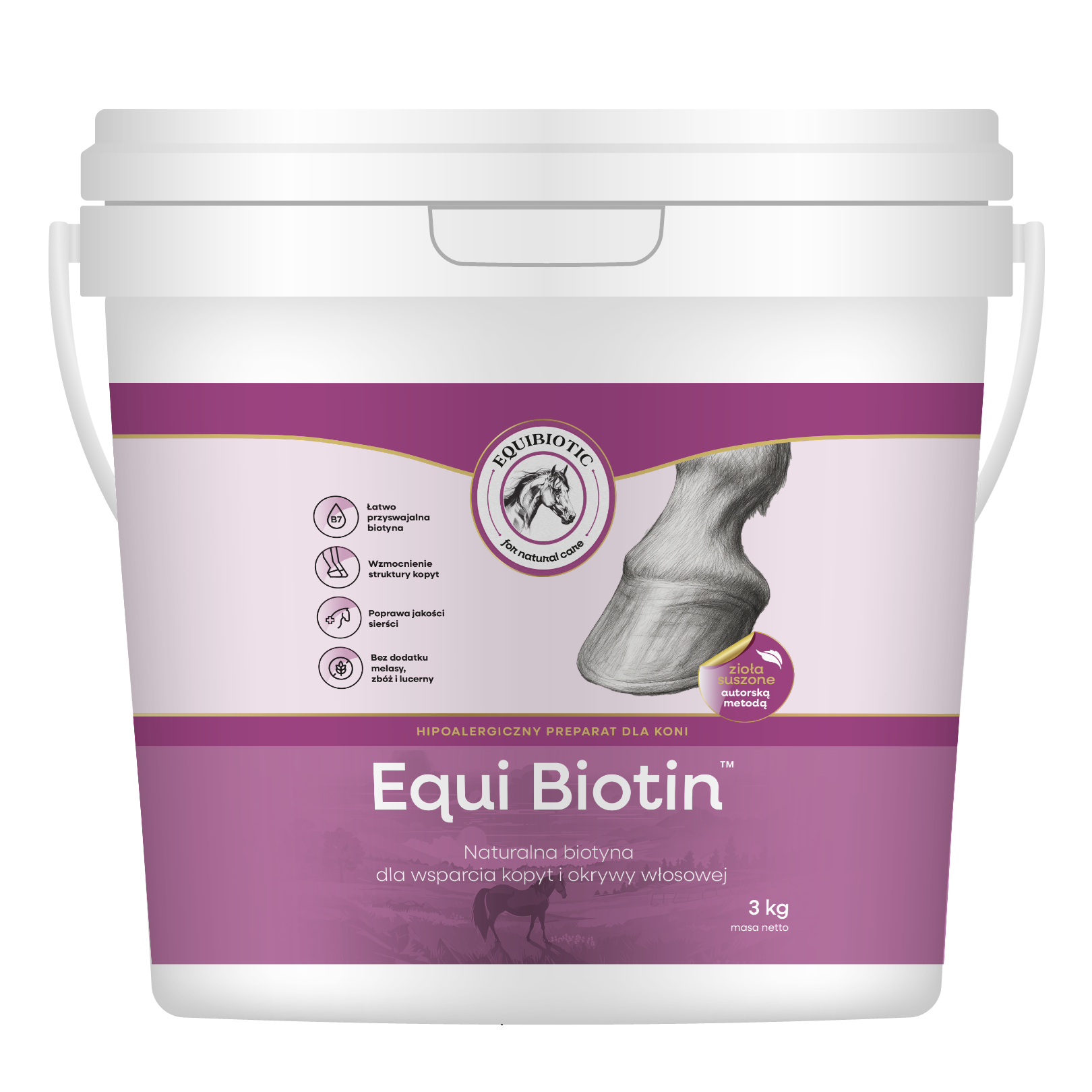 Equi Biotin™ Equibiotic – biotyna dla koni 3 kg