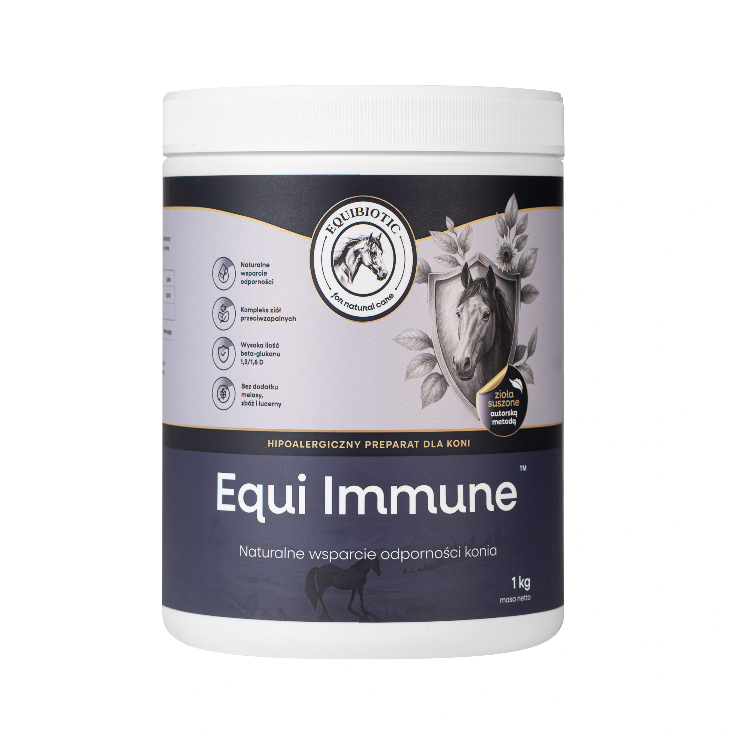 Equi Immune™ Equibiotic 1 kg – wsparcie odporności i zdrowia konia