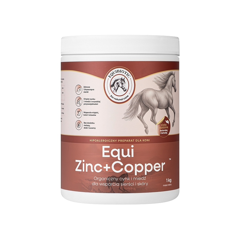 Equi Zinc+Copper™ Equibiotic – organiczny cynk i miedź dla koni 1 kg.webp