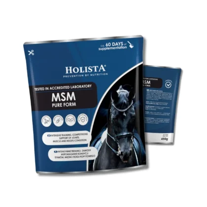 Holista MSM dla koni 450 g - wsparcie stawów, mięśni i kopyt