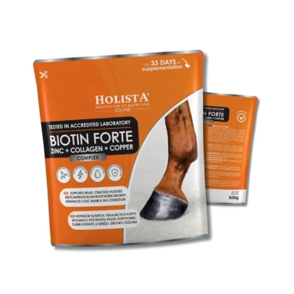 Holista Biotin Forte 500g - biotyna dla koni, wsparcie kondycji kopyt