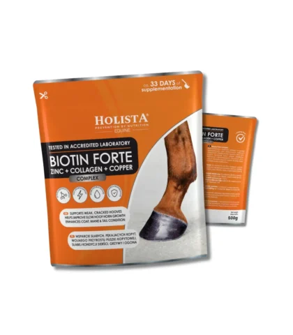 Holista Biotin Forte 500g - biotyna dla koni, wsparcie kondycji kopyt