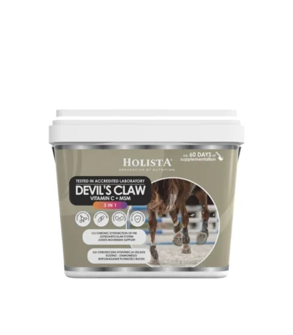 Holista Czarci Pazur 3w1- MSM + Vit C 1000g - schorzenia aparatu ruchu