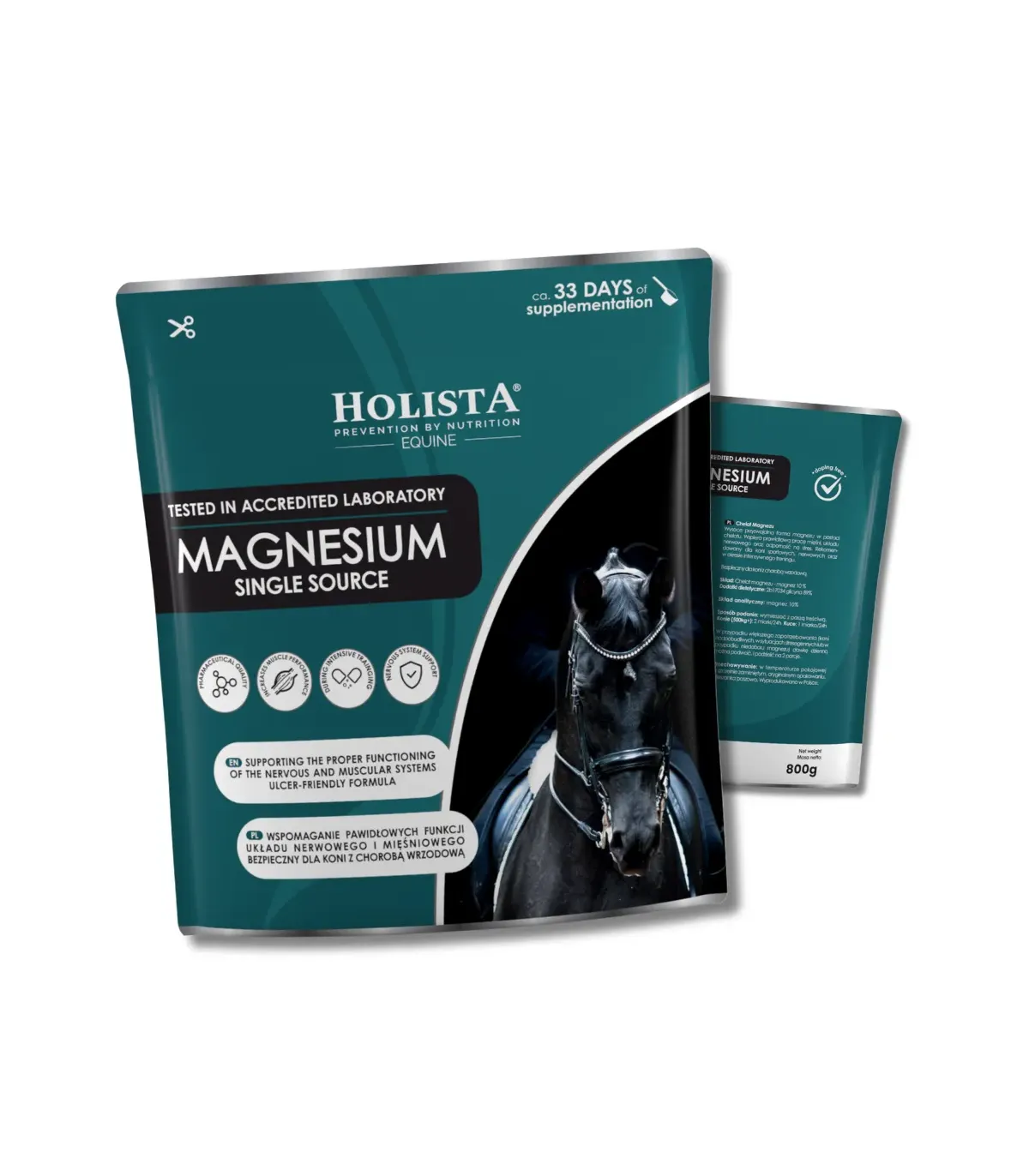 Holista Magnesium 800g - bezpieczne źródło magnezu