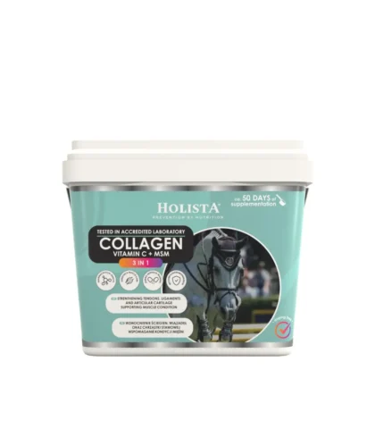 Holista kolagen 3w1 Vit C + MSM 800 g - wzmocnienie struktury ścięgien i stawów