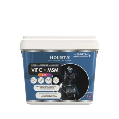 Holista witamina C + MSM dla koni 1000 g - wsparcie odporności i aparatu ruchu