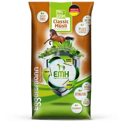 Eggersmann EMH Classic Müsli 20 kg - lekkostrawne musli dla koni sportowych na każdym poziomie pracy