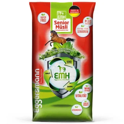 Eggersmann EMH Senior Musli 20 kg - dla koni starszych mających problemy z uzębieniem