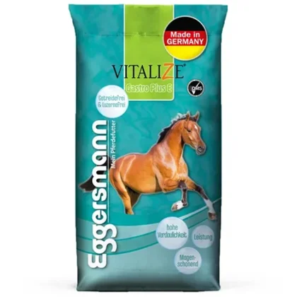 Eggersmann Vitalize Gastro Plus E 20 kg - bezzbożowa pasza dla koni bez lucerny i soi