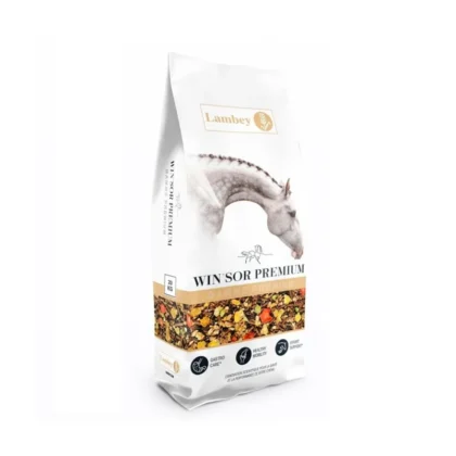 Lambey Win'sor Premium 20 kg – musli z kolagenem dla koni sportowych z wrażliwym żołądkiem