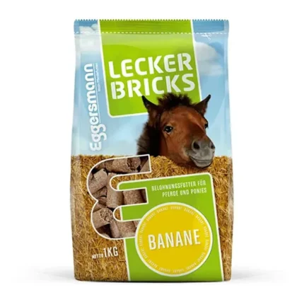 Eggersmann Lecker Bricks Banane 1 kg - smaczki bananowe