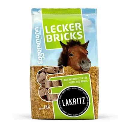 Eggersmann Lecker Bricks Lukrecja 1 kg - smaczki lukrecjowe