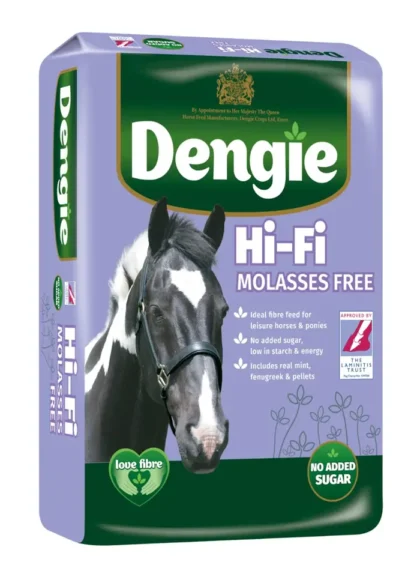 Dengie HI FI Molasses Free 20 kg - niskokaloryczna sieczka dla koni bez melasy