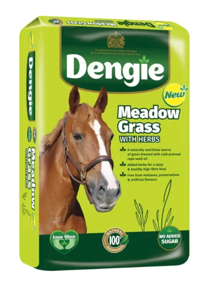 Dengie Meadow Grass with Herbs 15 kg - sieczka dla koni z ziołami