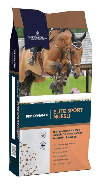 Dodson & Horrell Elite Sport Muesli 20 kg - niskoskrobiowa pasza dla koni sportowych