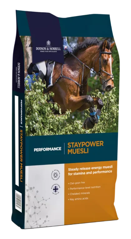 Dodson & Horrell Staypower Muesli 20 kg- niskoskrobiowa pasza dla koni sportowych