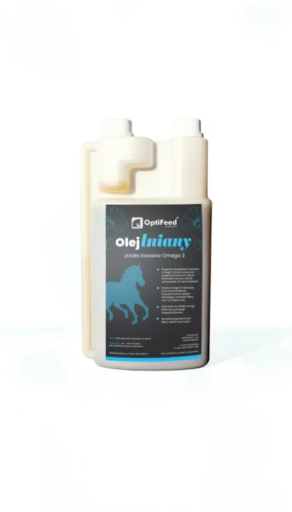 OptiFeed Omega 3 1 l - olej lniany dla koni