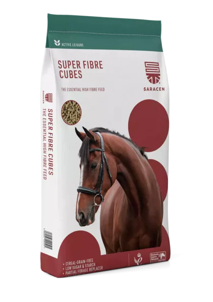 Saracen Super Fibre Cubes 20 kg - niskoskrobiowy, wysokowłóknisty granulat